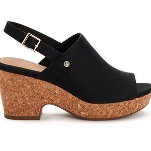 Giani Bernini Celinaa Slingback Platform San Black 6M